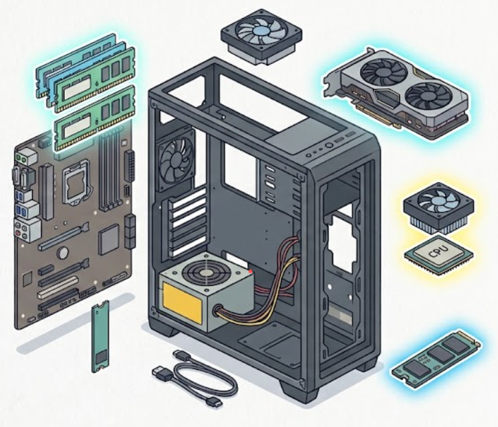 Hardware Assembly Illustration